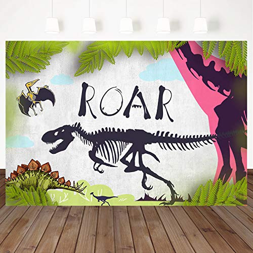 Mehofoto Dinosaur Roar Backdrop Green Jungle Happy Birthday Background 7X5ft Vinyl Backdrops Boys Birthday Party Decoration Studio Photography Background Mehofoto Dinosaur Roar Backdrop Green Jungle Happy Birthday Background 7X5ft Vinyl Backdrops Boys Birthday Party Decoration Studio Photography Background