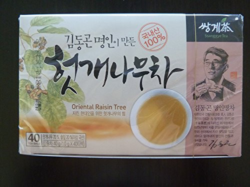 Ssanggye Tea - Korean Premium Tea 1g X 40 Tea Bags (Oriental Raisin Tree Tea)