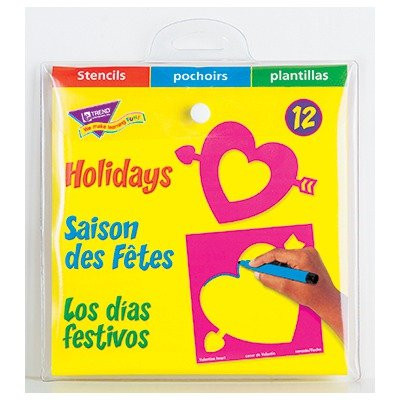 Holiday Stencils (English/Spanish/French)