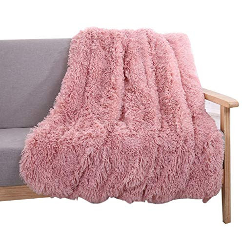 YOUSA Super Soft Shaggy Faux Fur Blanket Ultra Plush Decorative Throw Blanket 51''63'',Peachy Beige YOUSA Super Soft Shaggy Faux Fur Blanket Ultra Plush Decorative Throw Blanket 51''63'',Peachy Beige