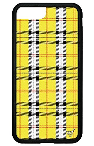 Wildflower Limited Edition iPhone Case for iPhone 6 Plus, 7 Plus, or 8 Plus (Yellow Tartan)