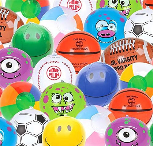 Rhode Island Novelty 6" Beach Ball Assortment | 100 Balls Included
