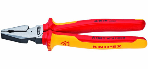 Knipex 0208225US 9-Inch High Leverage Combination Pliers - 1,000 Volt