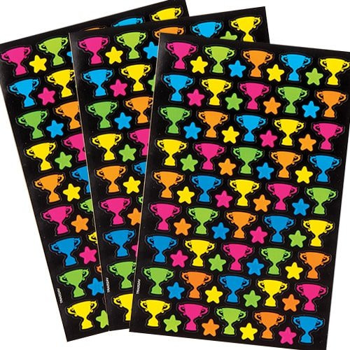 Baker Ross Trophy & Star Stickers for Kids to Decorate and Personalise Cards and Children's Crafts (Pack of 240) Baker Ross Trophy & Star Stickers for Kids to Decorate and Personalise Cards and Children's Crafts (Pack of 240)