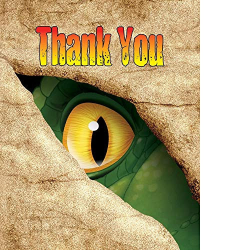 Creative Converting Dino Blast Thank Yous - 8 cts