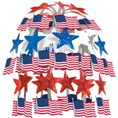 Flag Cascade Party Accessory (1 count) (1/Pkg)
