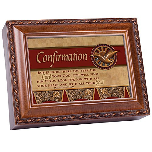 Cottage Garden Confirmation Woodgrain Music Box/Jewelry Box Plays How Great Thou Art Cottage Garden Confirmation Woodgrain Music Box/Jewelry Box Plays How Great Thou Art
