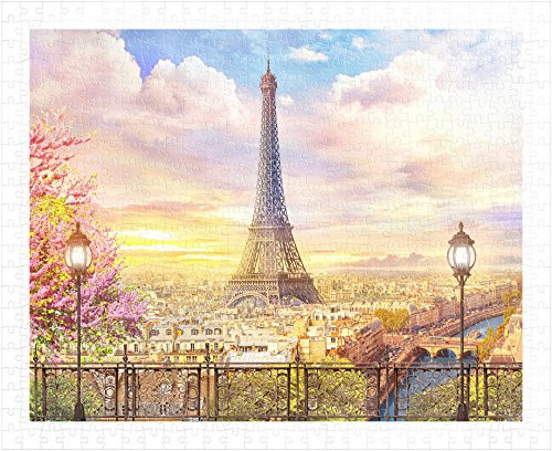 Pintoo - H1936 - Romantic Paris - 500 Piece Plastic Puzzle