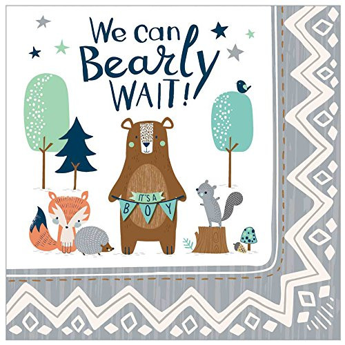 Amscan Bear-ly Wait Luncheon Napkins (16 ct)