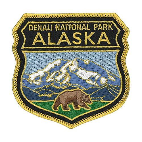Alaska Denali National Park Logo Flag Patch Series Embroidered Sew/Iron on Badge DIY Appliques Alaska Denali National Park Logo Flag Patch Series Embroidered Sew/Iron on Badge DIY Appliques