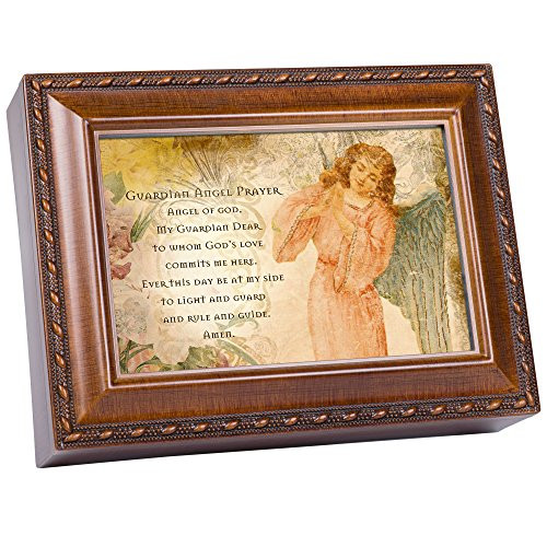 Cottage Garden Guardian Angel Prayer Woodgrain Music Box/Jewelry Box Plays Ave Maria Cottage Garden Guardian Angel Prayer Woodgrain Music Box/Jewelry Box Plays Ave Maria