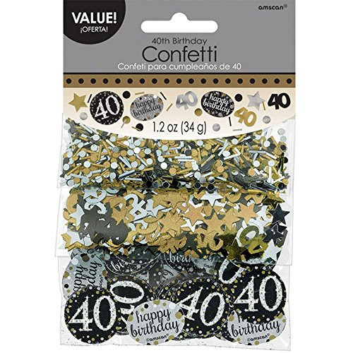 Amscan 360186 Celebration Confetti, 1.2 oz, Multicolor