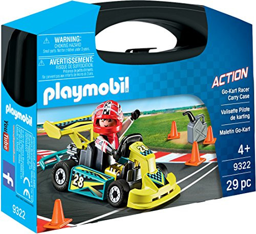 PLAYMOBIL® Go-Kart Racer Carry Case Building Set PLAYMOBIL® Go-Kart Racer Carry Case Building Set