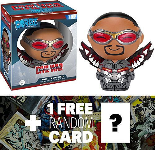 Falcon: Funko Dorbz x Captain America Civil War Mini Vinyl Figure + 1 FREE Official Marvel Trading Card Bundle (077358) Falcon: Funko Dorbz x Captain America Civil War Mini Vinyl Figure + 1 FREE Official Marvel Trading Card Bundle (077358)