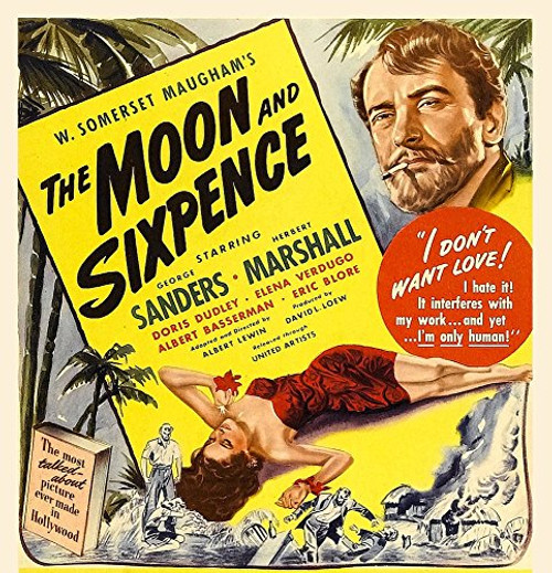 Posterazzi The Moon and Sixpence from Left: Elena Verdugo George Sanders On Window Card 1942. Movie Masterprint Poster Print (11 x 17) Posterazzi The Moon and Sixpence from Left: Elena Verdugo George Sanders On Window Card 1942. Movie Masterprint Poster Print (11 x 17)