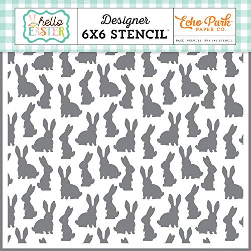 Echo Park Paper Company Chocolate Bunny Stencil