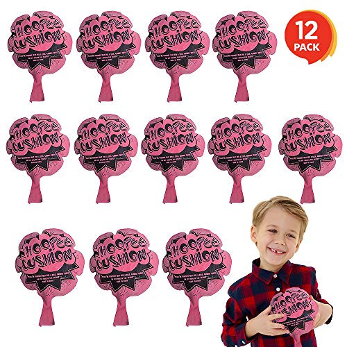 ArtCreativity 6 Mini Whoopee Fart Cushions (Set of 12) | Fun Whoopee Noise Makers for Kids and Adults | 100% Non-Toxic Prank Toy | Novelty Gag Joke Gift | Birthday Party Favors for Boys and Girls