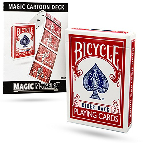 Magic Makers Magic Cartoon Deck Trick Bicycle Version from