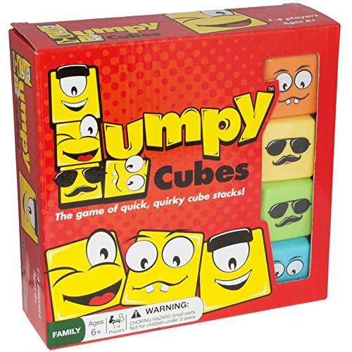 Lumpy Cubes Family Board Game - Educational Fun Stacking Toy for All Ages, Kids and Adults 6 Years and Up Lumpy Cubes Family Board Game - Educational Fun Stacking Toy for All Ages, Kids and Adults 6 Years and Up