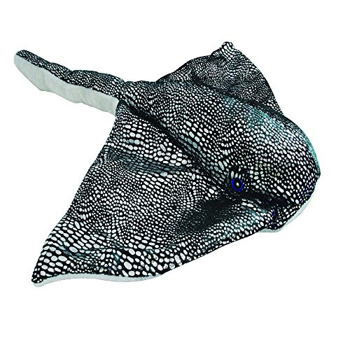 Rockin Gear Stingray Doll Plush Stuffed Animal Toy 17" Inch Stingray Cuddly Plush Doll (Gray)