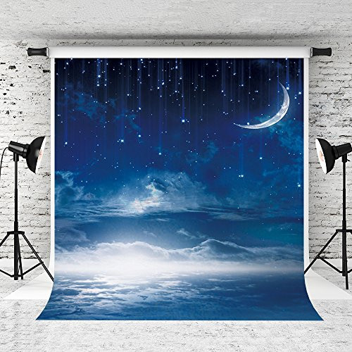 Kate 5x7ft Starry Night Backdrop Fabric Photo Backdrops Stars Backdrops for Photographers