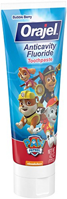 Orajel Paw Patrol Anticavity Fluoride Toothpaste 4.20 Oz Orajel Paw Patrol Anticavity Fluoride Toothpaste 4.20 Oz