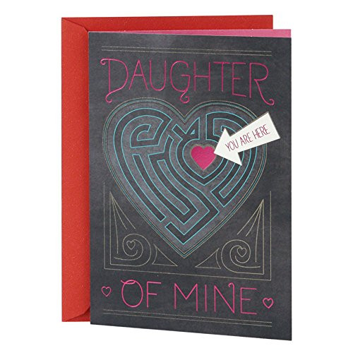 Hallmark Mahogany Valentine's Day Card for Daughter (Heart Maze) Hallmark Mahogany Valentine's Day Card for Daughter (Heart Maze)