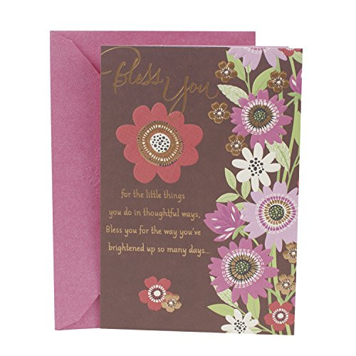Hallmark Mahogany Religious Thank You Greeting Card (Flowers) Hallmark Mahogany Religious Thank You Greeting Card (Flowers)
