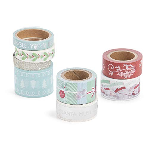 Martha Stewart 30068352 Washi Tape-Presents & Polar Bears, Assorted