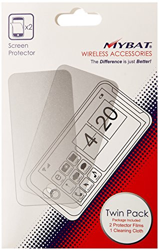 MYBAT KYOC5155LCDSCPRTW LCD Screen Protector for Kyocera Rise C5155 - Retail Packaging - Twin Pack