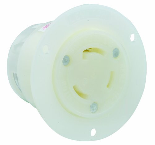 Leviton 2676 30-Amp, 250 Volt- 3PY, Flanged Outlet Locking Receptacle, Industrial Grade, Non-Grounding, White Leviton 2676 30-Amp, 250 Volt- 3PY, Flanged Outlet Locking Receptacle, Industrial Grade, Non-Grounding, White