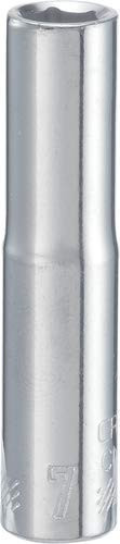 CRAFTSMAN Deep Socket, Metric, 1/4-Inch Drive, 7mm, 6-Point (CMMT44404)