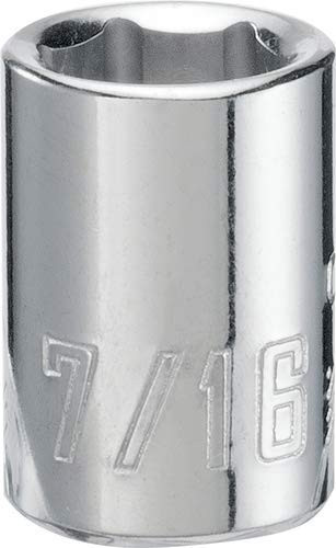 CRAFTSMAN Shallow Socket, SAE, 3/8-Inch Drive, 7/16-Inch, 6-Point (CMMT43002)