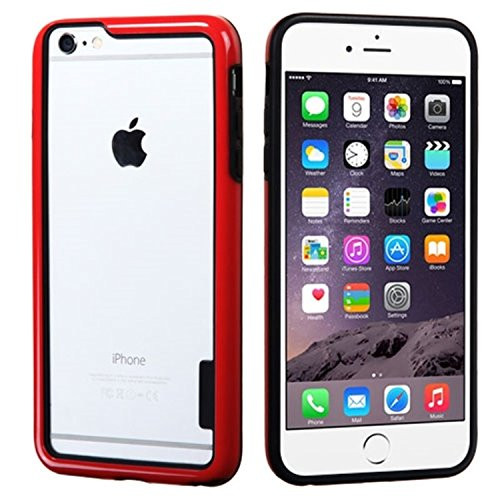 MyBat MyBumper Phone Protector Cover for Apple iPhone 6 Plus - Retail Packaging - Black/Red MyBat MyBumper Phone Protector Cover for Apple iPhone 6 Plus - Retail Packaging - Black/Red