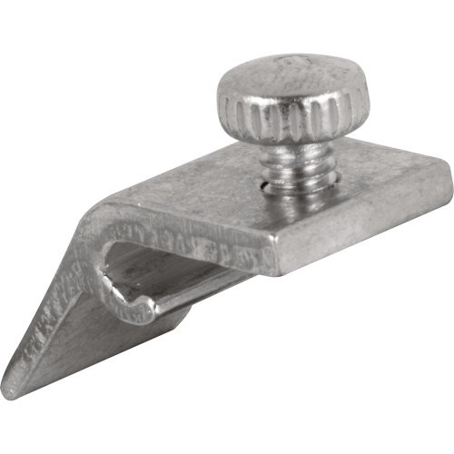 Prime-Line Products T 8730 Storm Door Panel Clip, Deep Reach with Screws, Aluminum,(Pack of 8)