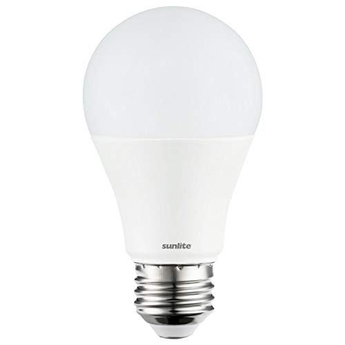 Sunlite 88390-SU LED A19 Light Bulb, 9.5 Watts (60W Equivalent), Medium Base (E26), Dimmable, 800 Lumens, UL Listed, Energy Star, 1 Pack, 30K - Warm White