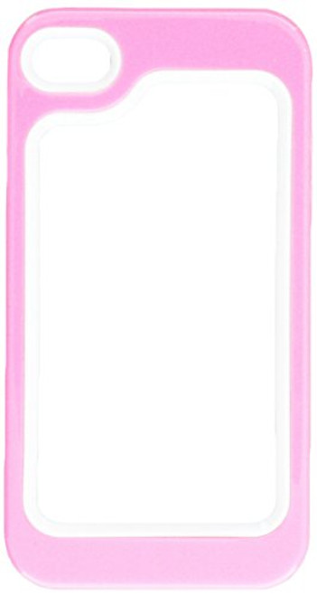 MyBat iPhone 4s/4 MyBumper Phone Protector Cover - Retail Packaging - White/Solid Pink MyBat iPhone 4s/4 MyBumper Phone Protector Cover - Retail Packaging - White/Solid Pink