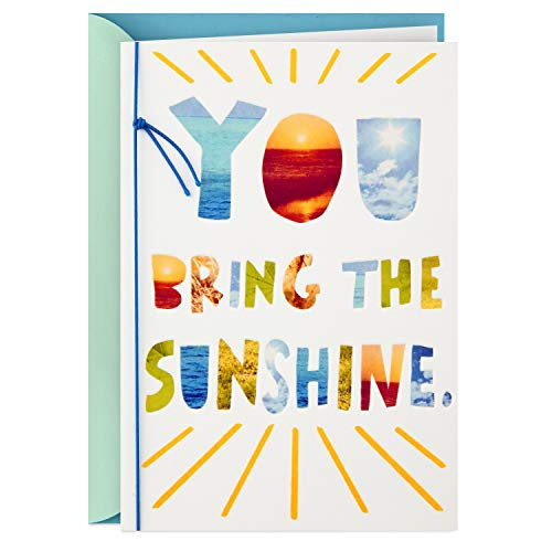 Hallmark Thank You Card, Just Because Card, Friendship Card (You Bring The Sunshine)
