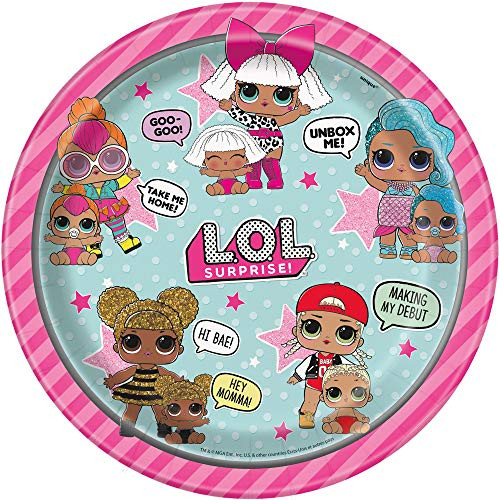 LOL Surprise Party Plates, 8 Ct.
