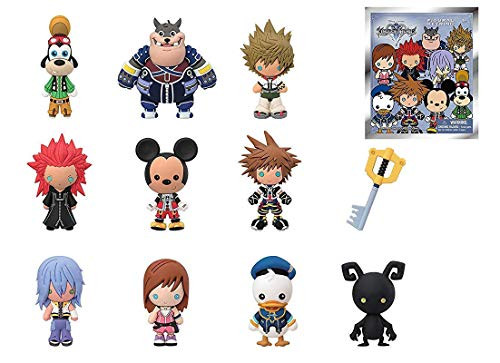 Figural Keyring Kingdom Hearts 3D Collectible Key Ring Blind Bag Novelty Accessory