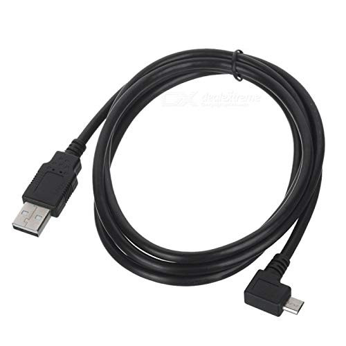 CY Micro USB 5pin Male to USB Data Charge Cable 5ft 1.5m for Cell Phone & Tablet Right Angled 90 Degree