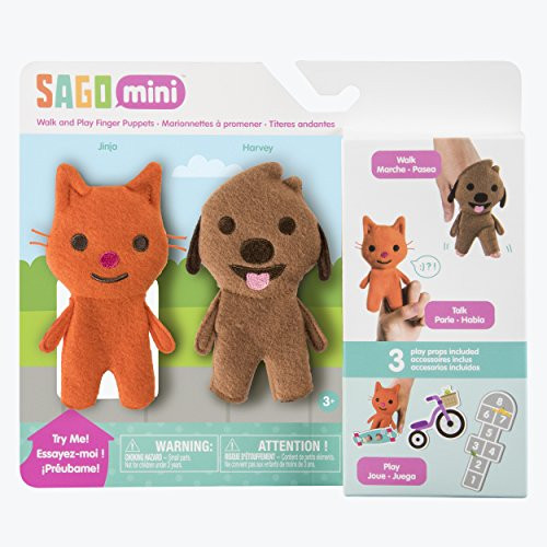 Sago Mini - Walk &-Play Finger Puppets for Ages 3 and Up