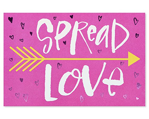 American Greetings Funny Valentine's Day Card, Spread Love (6-Count)
