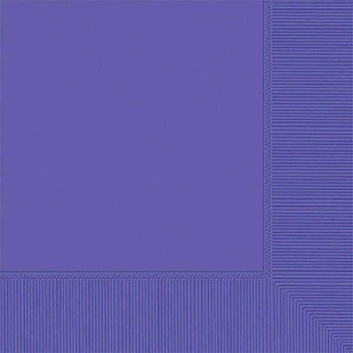 amscan 2-Ply New Purple Luncheon Napkins, 50 Ct. | Party Tableware