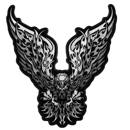 Hot Leathers Tribal Eagle Patch (5" Width x 5" Height)