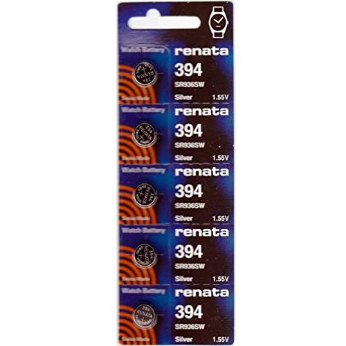 #394 Renata Watch Batteries 5Pcs