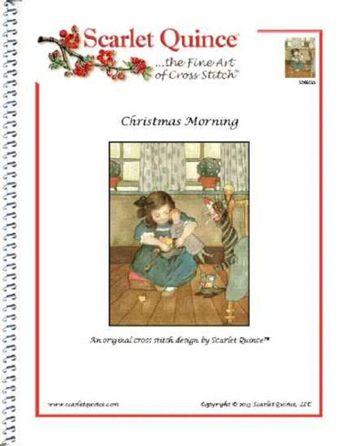 Scarlet Quince UNK035 Christmas Morning Counted Cross Stitch Chart, Regular Size Symbols