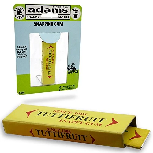 Adams Pranks and Magic - Snapping Gum Prank - Classic Novelty Prank Toy