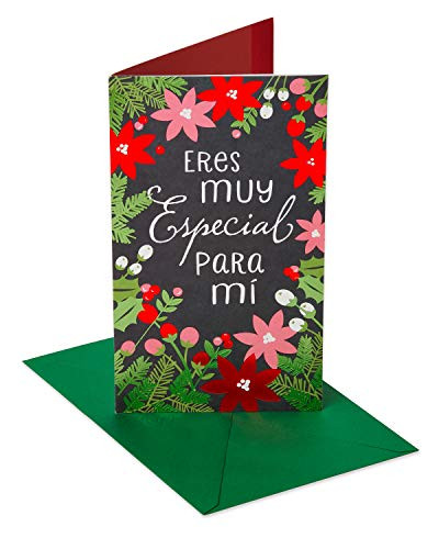 American Greetings Muy Especial Christmas and Feliz Navidad Card in Spanish