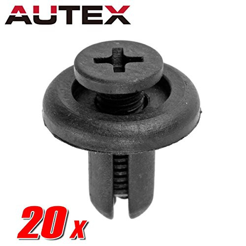 PartsSquare 20pcs Fender Liner Fastener Rivet Push Clips Retainer Replacement For Toyota Avalon Camry Sequoia Venza Tundra 90080-46294
